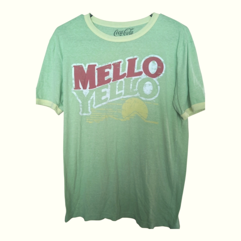 Y2K‎ 2016 Coca-Cola Mello Yello T-shirt Men’s SM 34/36